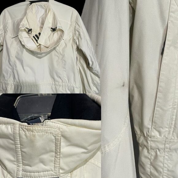 Spyder Winter Shell‎ Ski Jacket Ivory And Black Women Size 12 Entrant GII 5000mm - Picture 8 of 11